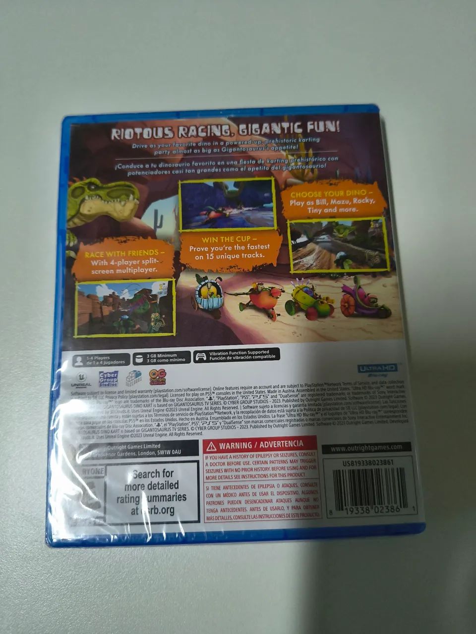 Gigantosaurus Dino Kart PS5 Lacrado  - Foto 4
