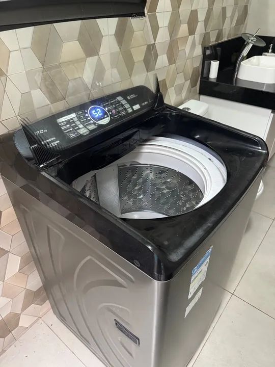 Máquina de Lavar Panasonic Automática 17KG 110V NA F170P - Foto 3