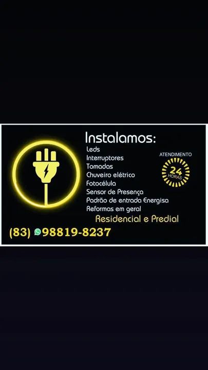 Eletricista Predial e Residencial 24 Horas