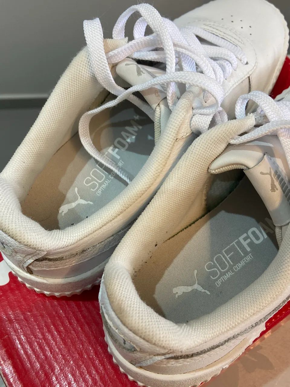 Tênis Puma Carina Feminino Branco Usado Calçados Novo Osasco