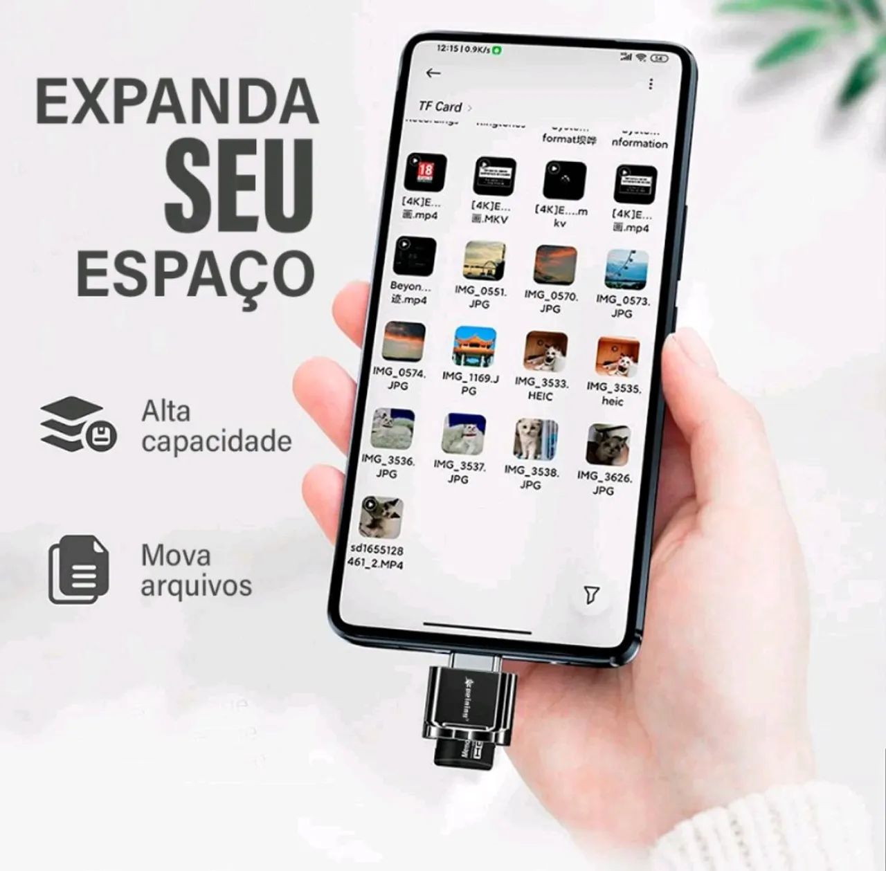Leitor de Cartão SD para iPhone - Adaptador Lightning - Foto 3