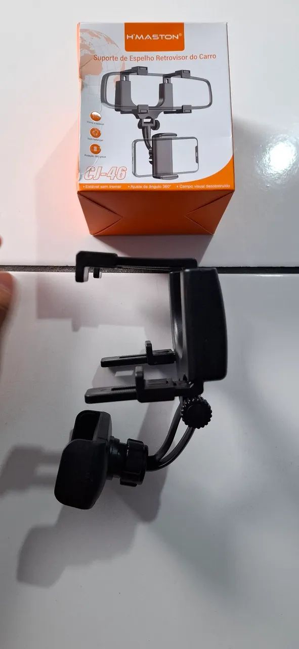 Suporte de celular para carro para usar no retrovisor  - Foto 3