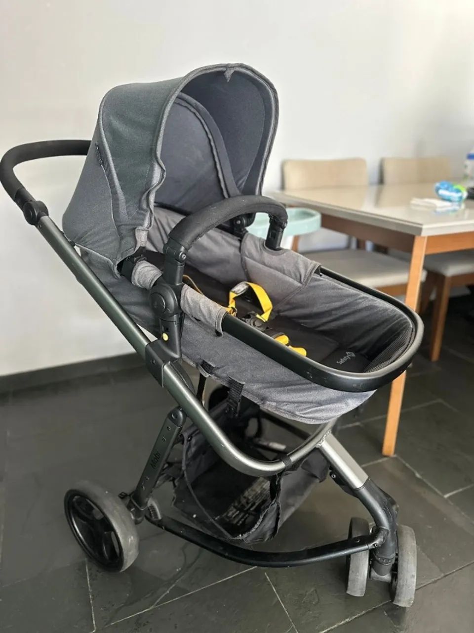 carrinho + bebe conforto - Safety 1st, Travel System Mobi, Trio, Grey Sport