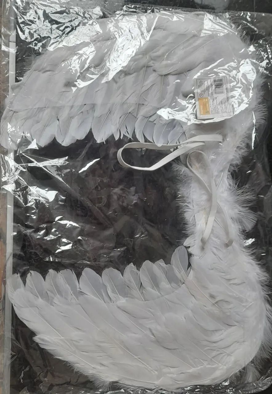 Asas de Anjo para Fantasia Infantil - Foto 2