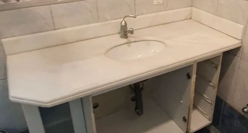 Tampo de Mármore Branco 64385923484163120