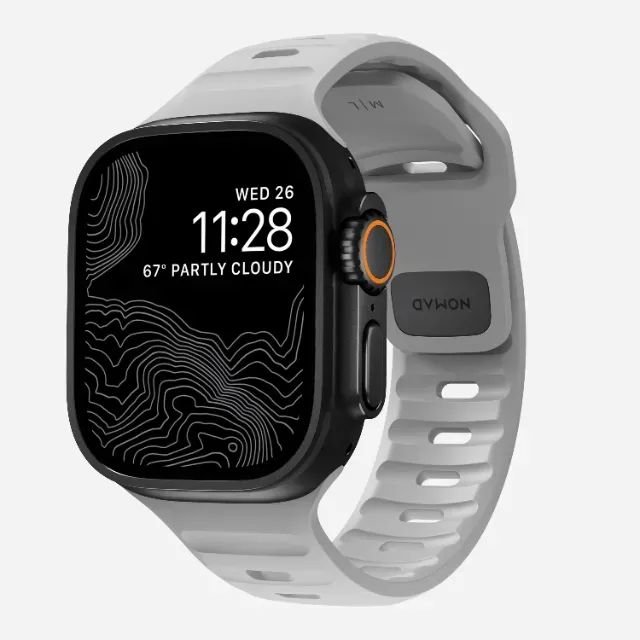 Pulseira Original Nomad Sport Band para Apple Watch 3 - Lunar Gray (Importada)
