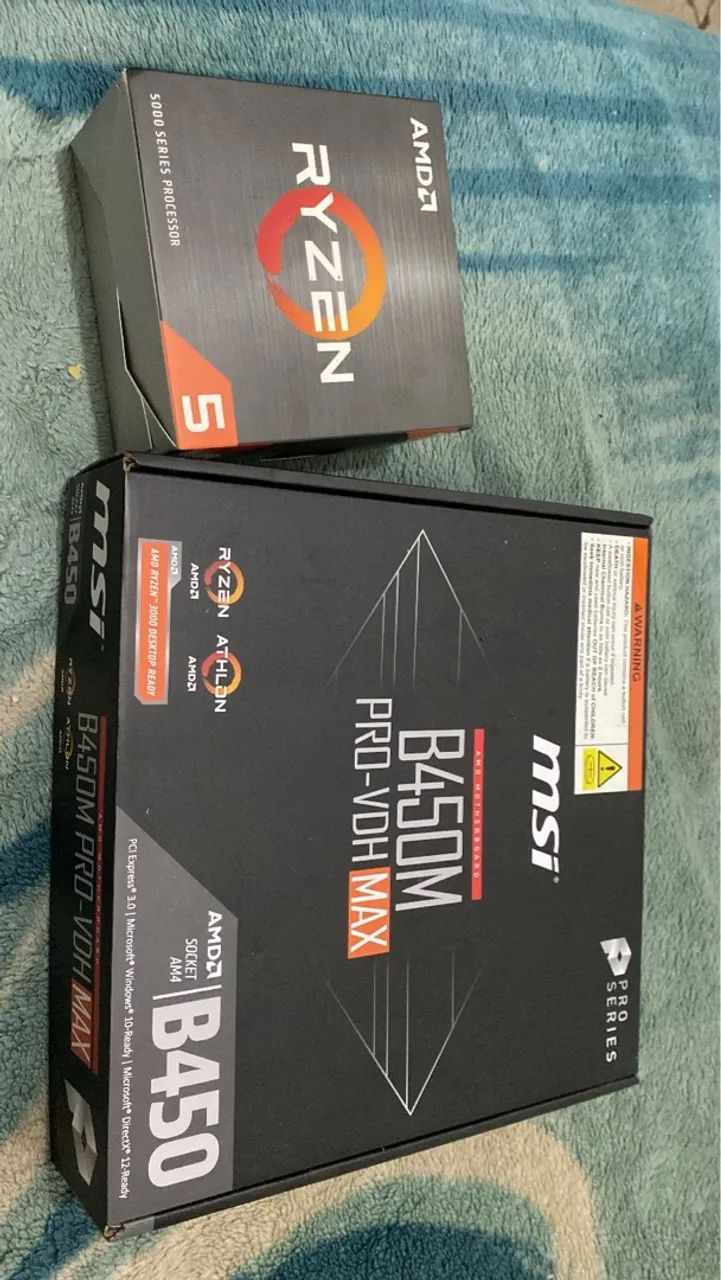 PROCESSADOR E PLACA MÃE AMD  - Foto 3