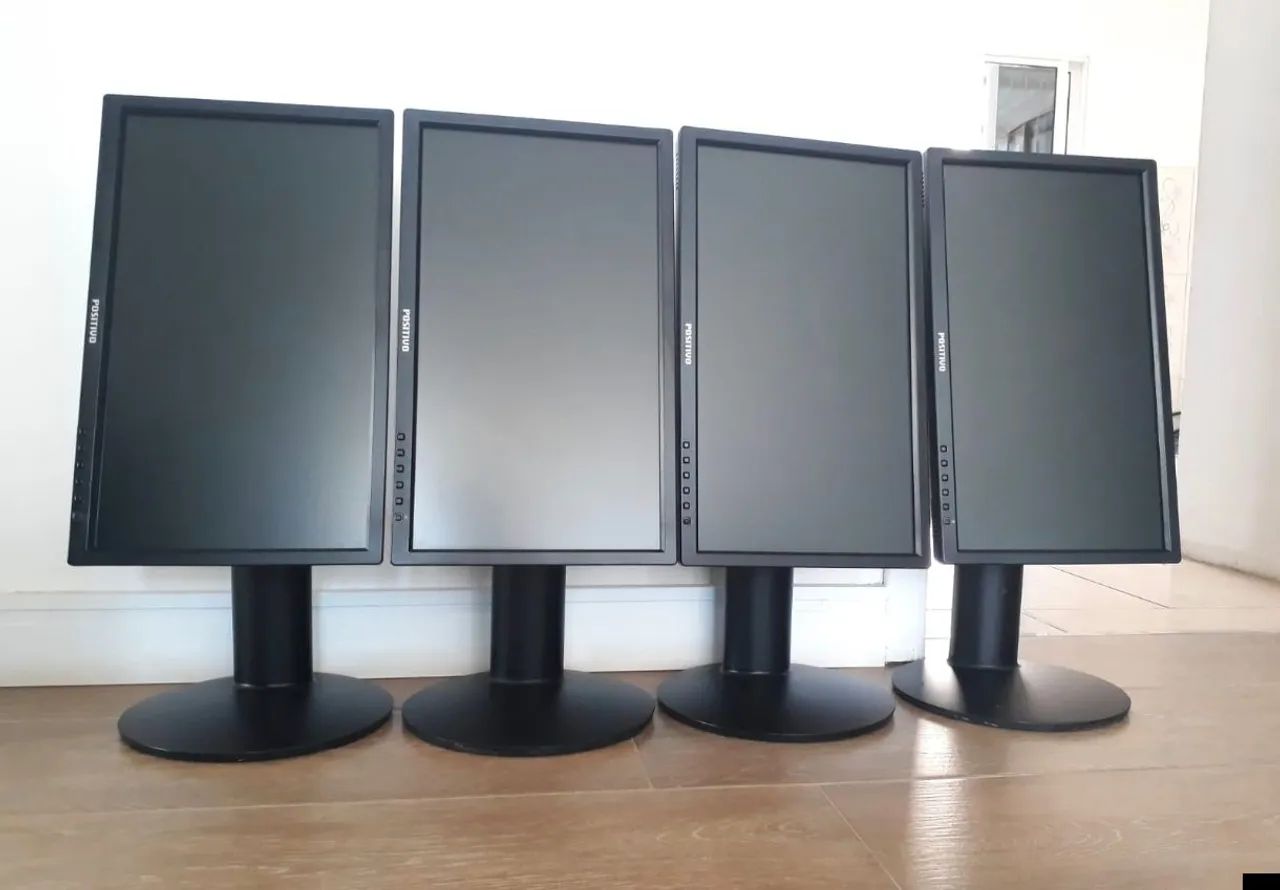 Lote de 6 monitores vertical/ horizontal LED  positivo - Foto 2