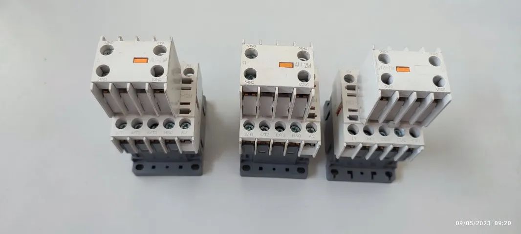 Mini Contator Tripolar 12a Gmc12m 1na 220v Bloco Aux