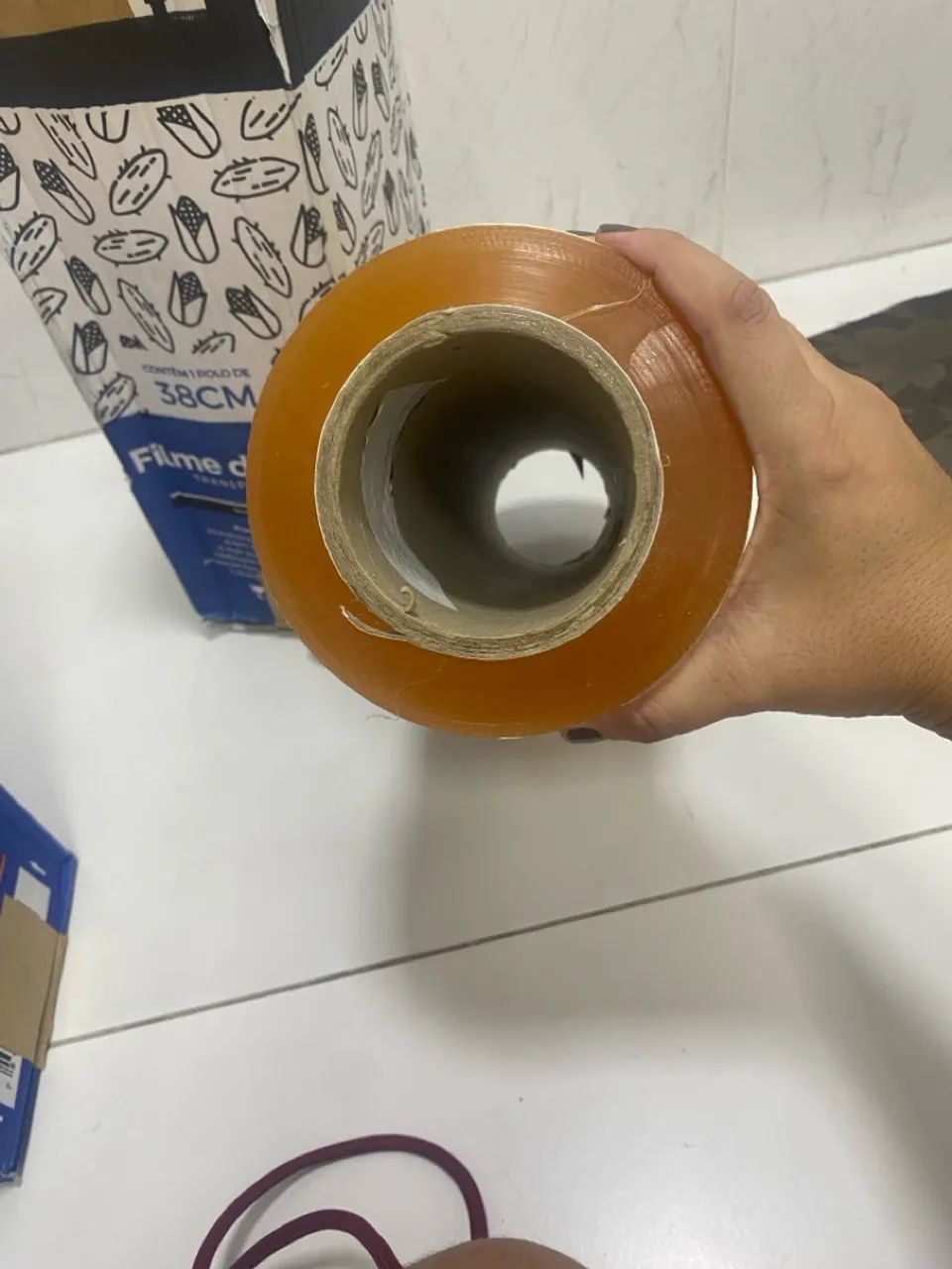Filme PVC Hardness Facilitepara Embalar Alimentos 38cm Hardness