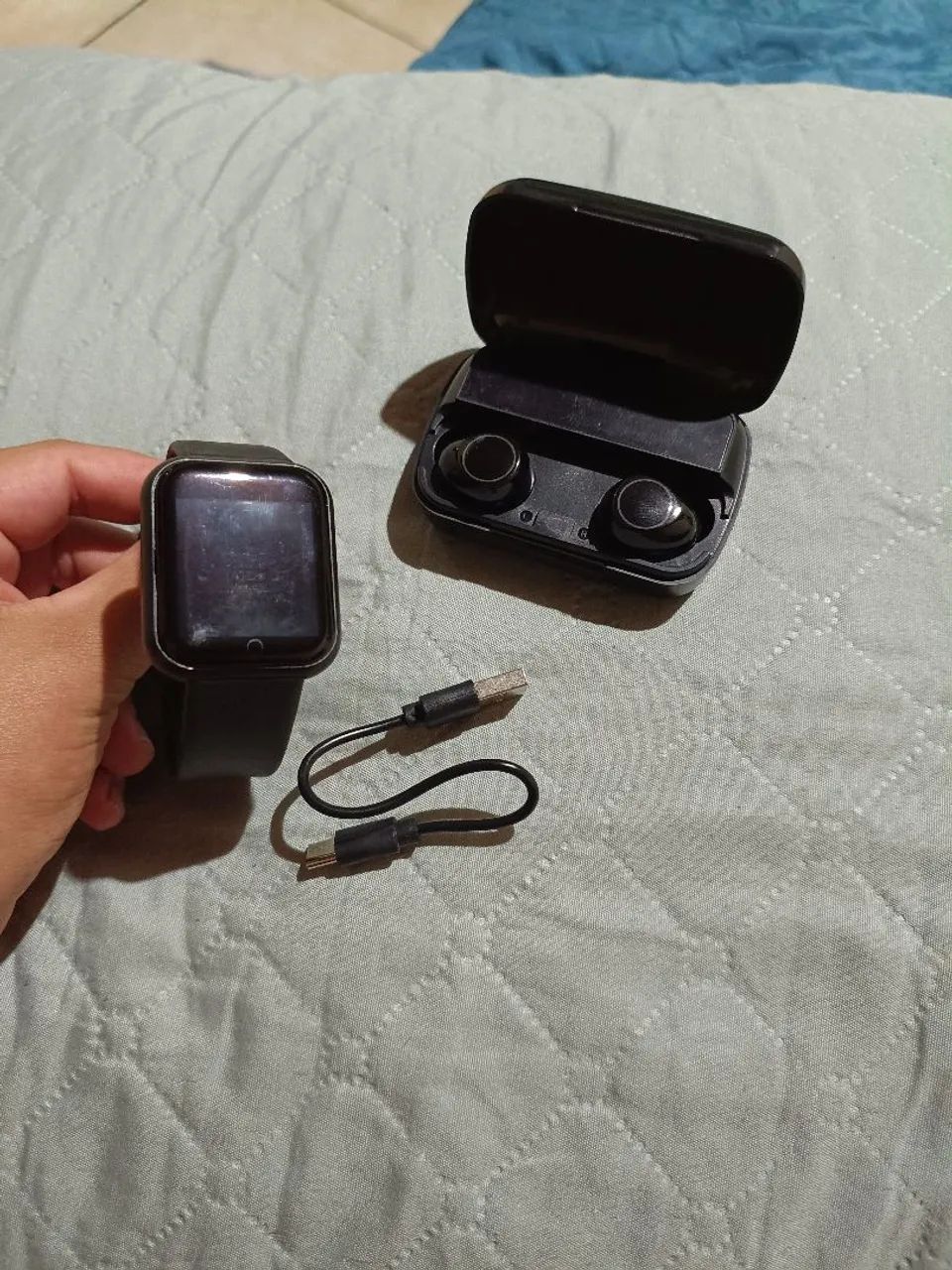 Relógio e fone bluetooth  - Foto 4