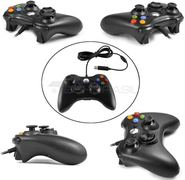 Controle Xbox 360/PC Com Fio ( novo )  - Foto 2