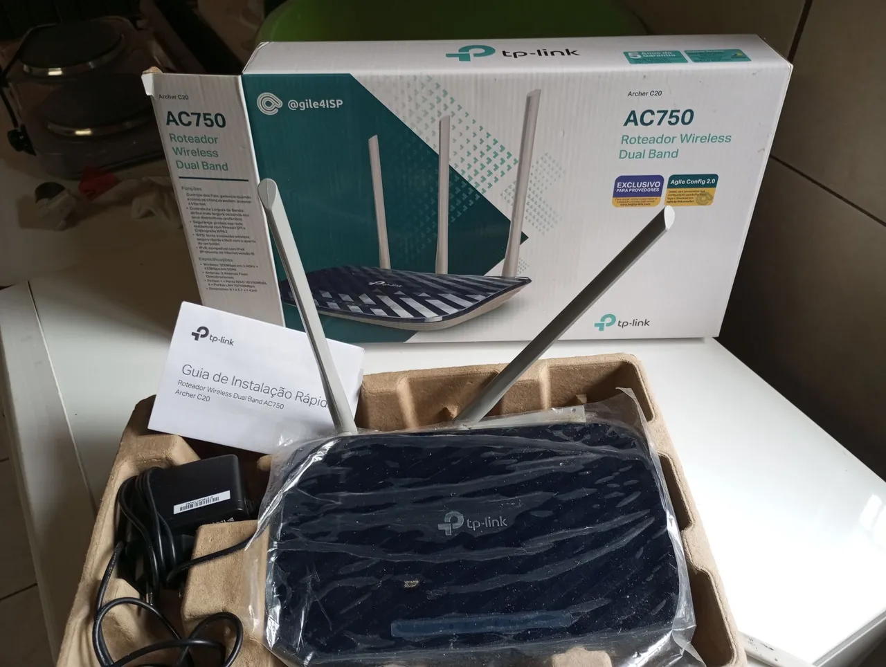 Roteador Wireless Dual Band TP-Link Archer C20 AC750