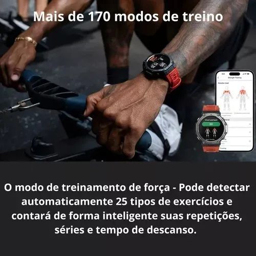 Relógio Amazfit T-Rex 3 preto - Foto 3