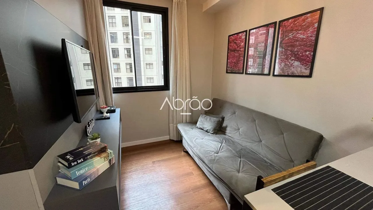 Apartamento Mobiliado de 1 Quarto para Alugar no Princess Curitiba - Centro, 30 m² | Ref.