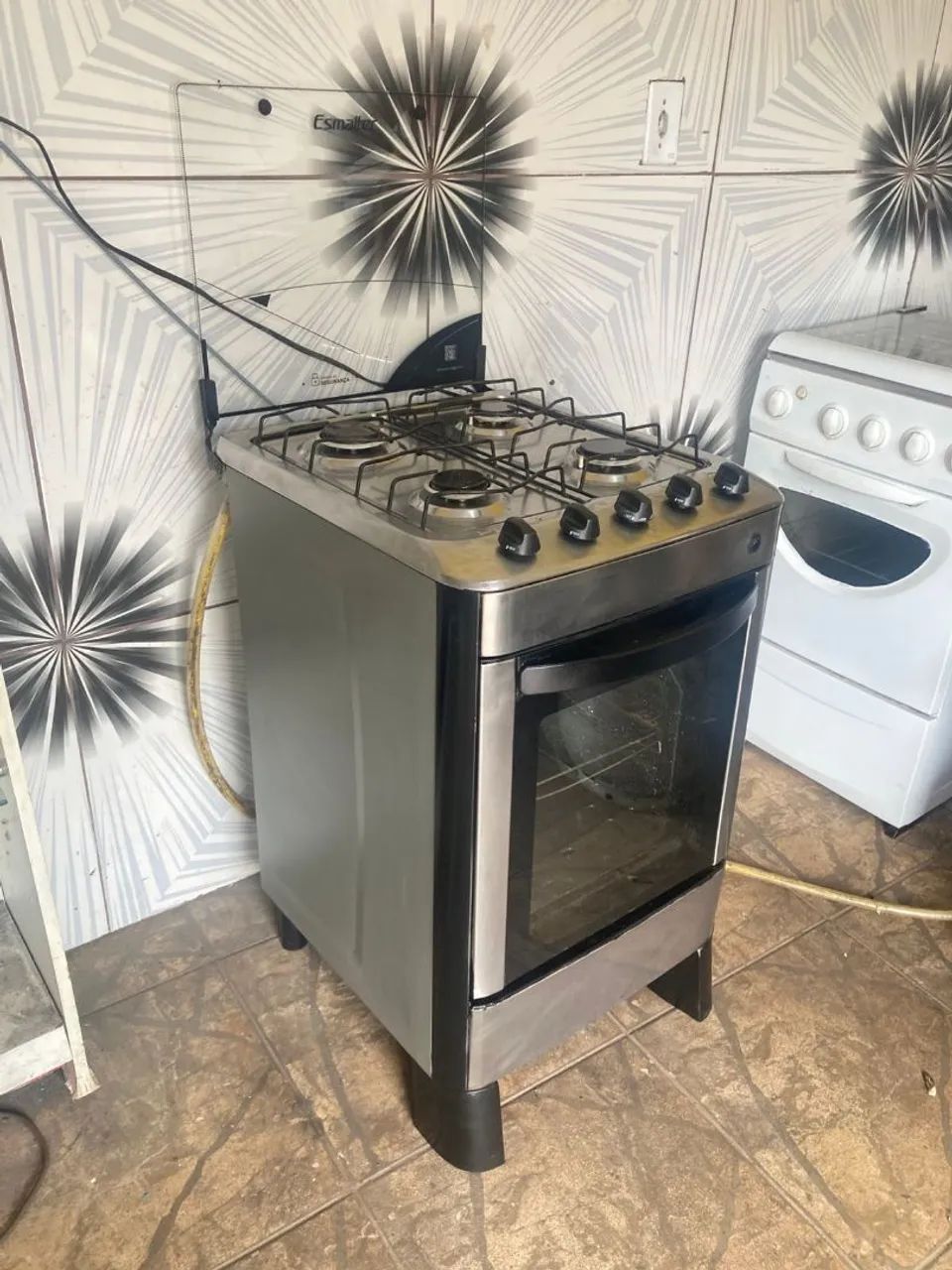 Fogão Esmaltec Inox 4 Bocas - Foto 3