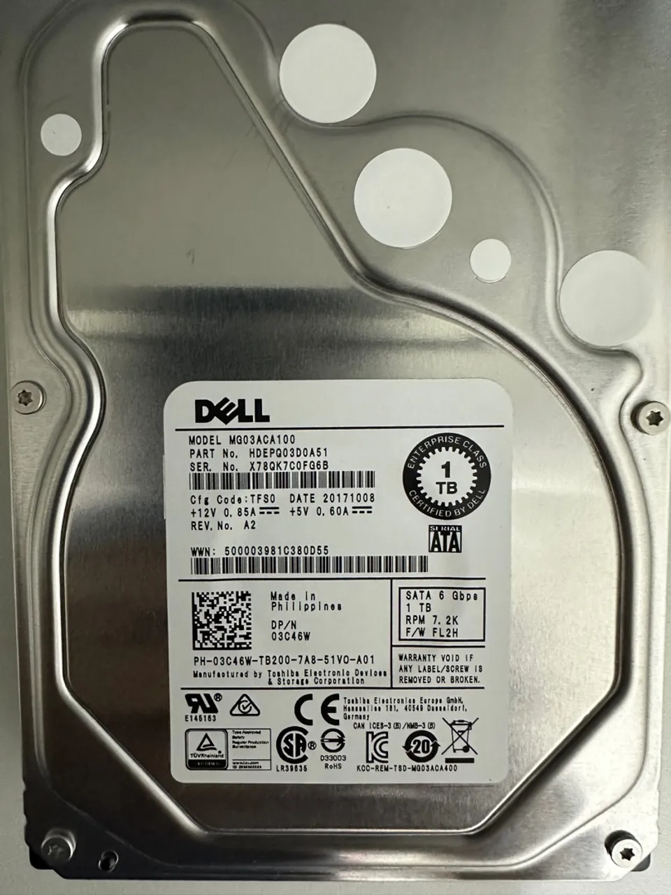 HD 1 TB Enterprise Dell