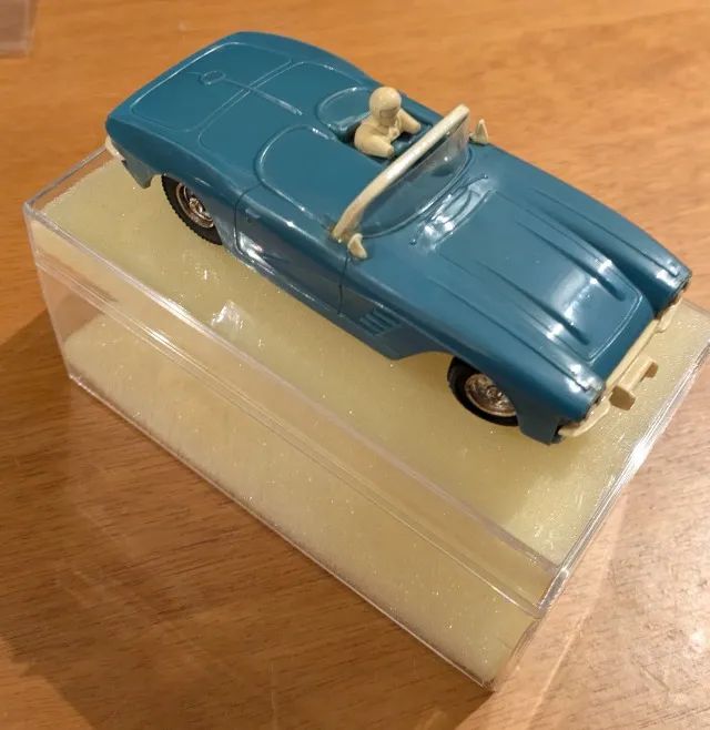Autorama Carro Corvete Azul ORIGINAL da Estrela - Completo e Impecável