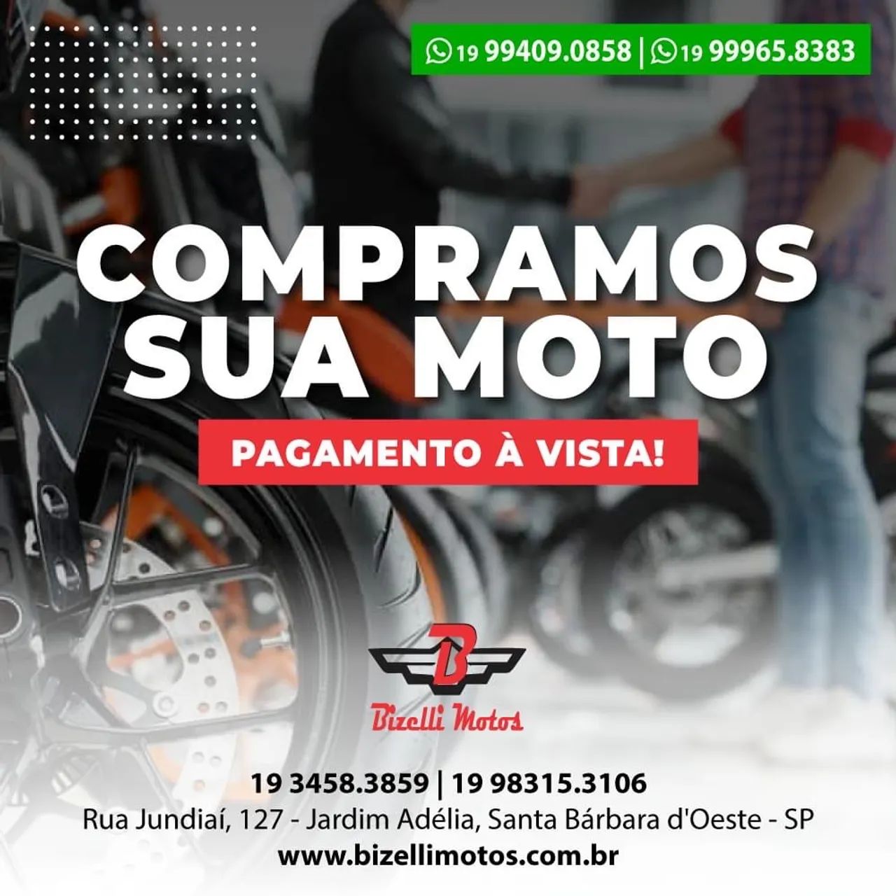 Compramos Sua Moto (pagamento à vista)
