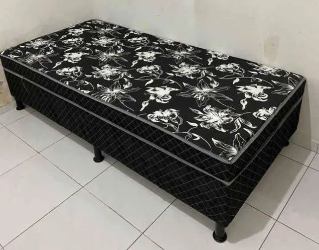 Cama box de solteiro - Entrega na hora