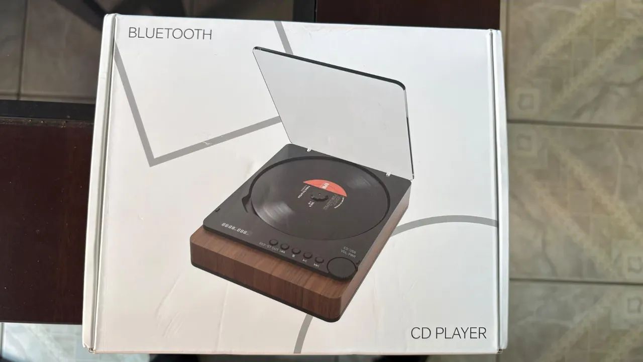 CD Player com Bluetooth, USB e Saída Óptica - Novo - Foto 3