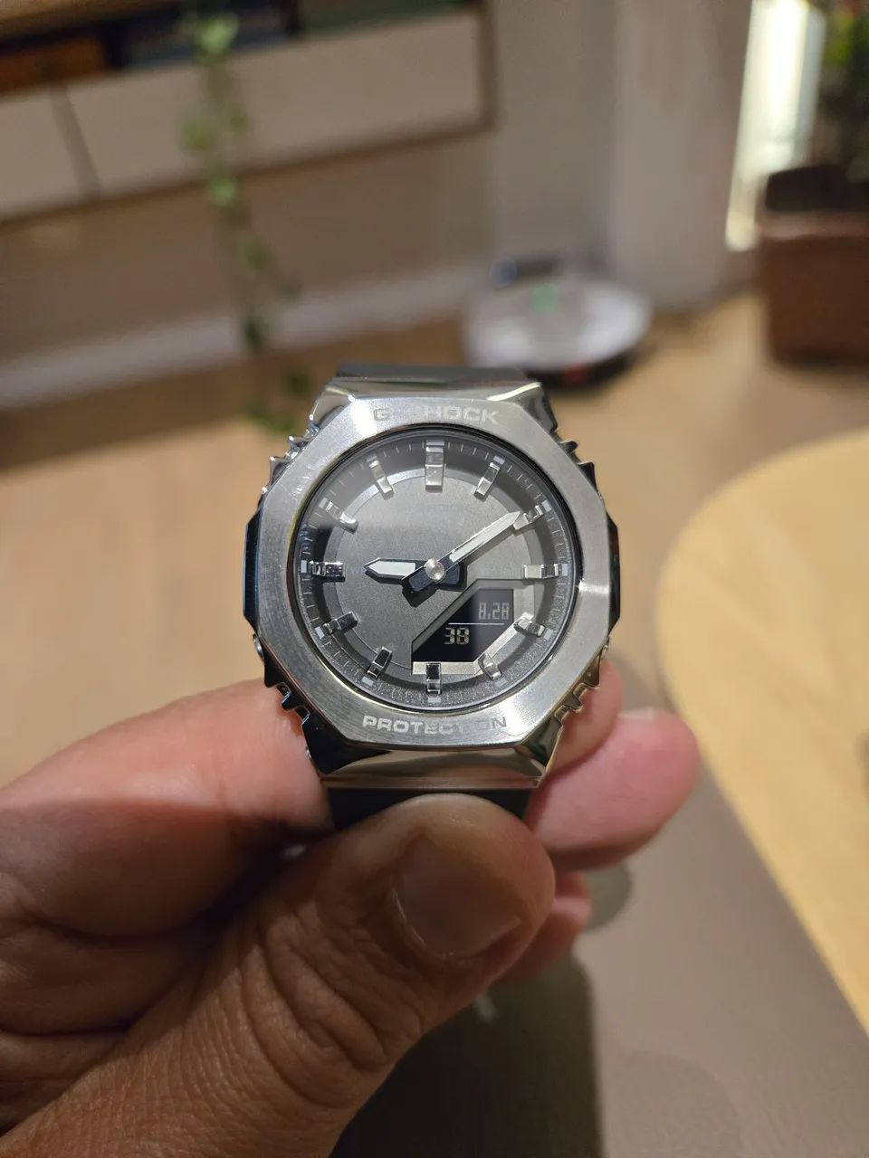 Relógio Casio G-Shock GM-S2100-1A "CasiOak" Metal - Completo - Foto 4