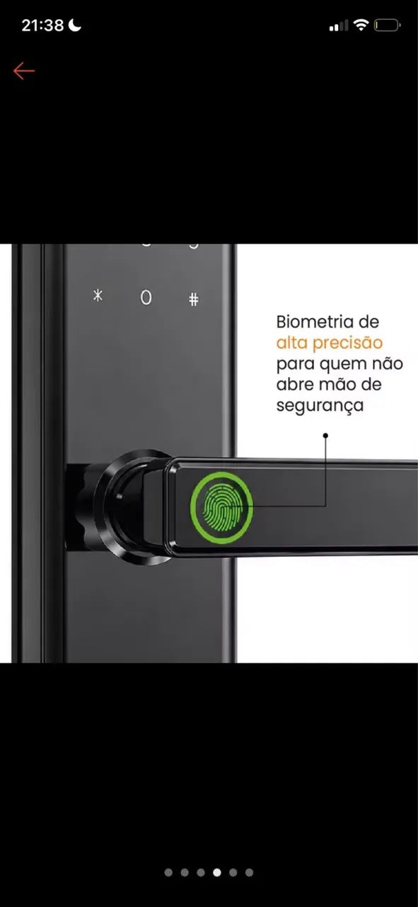 Fechadura Eletrônica nunca usada - Foto 2
