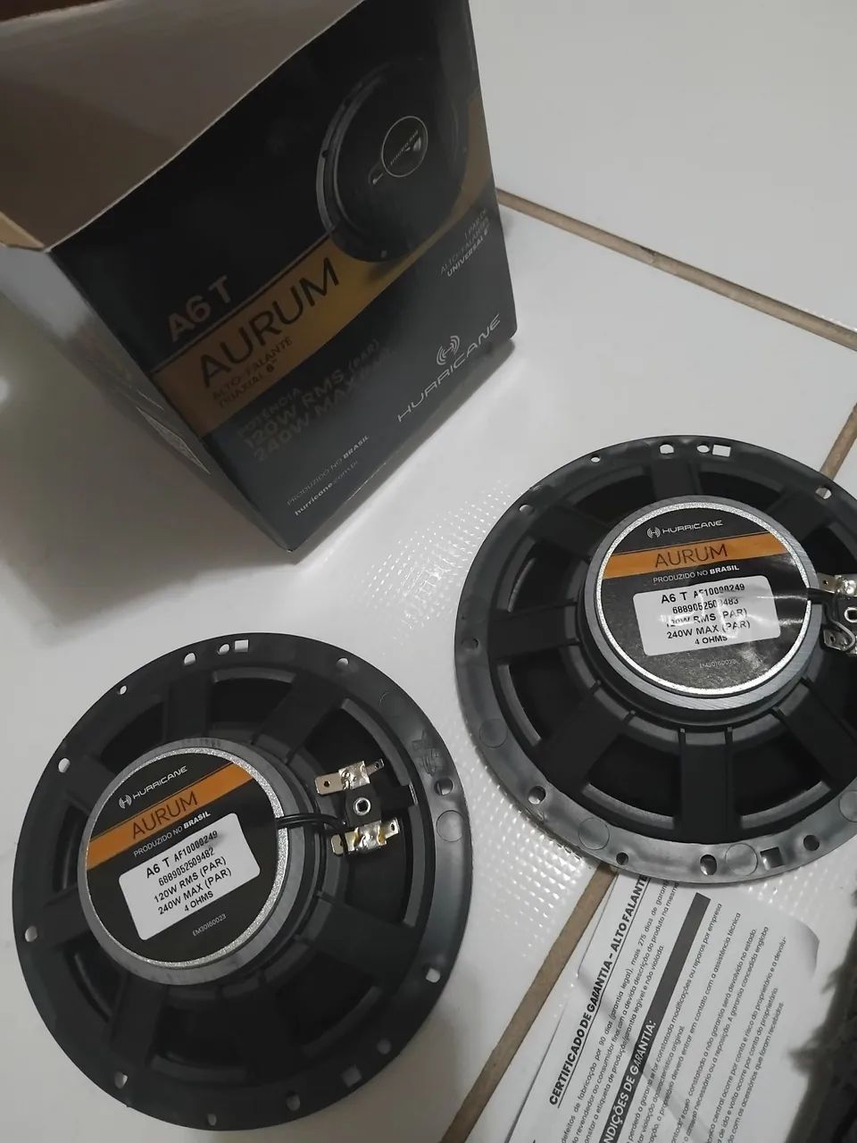 Par de alto falantes 6 polegadas novos na caixa. - Foto 4