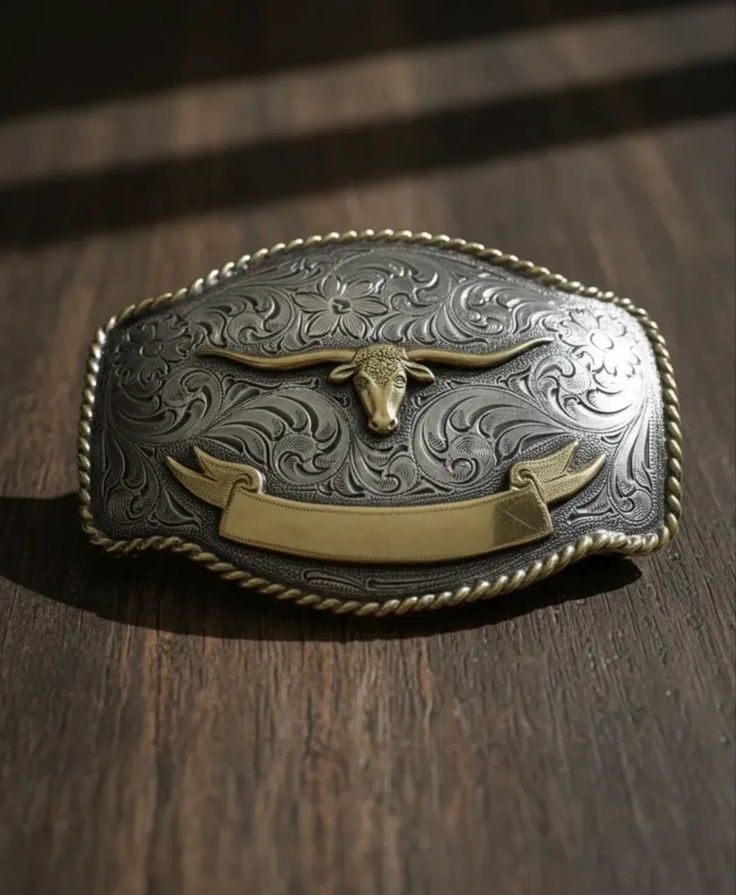 Fivela Nocona metal cowboy original EUA 