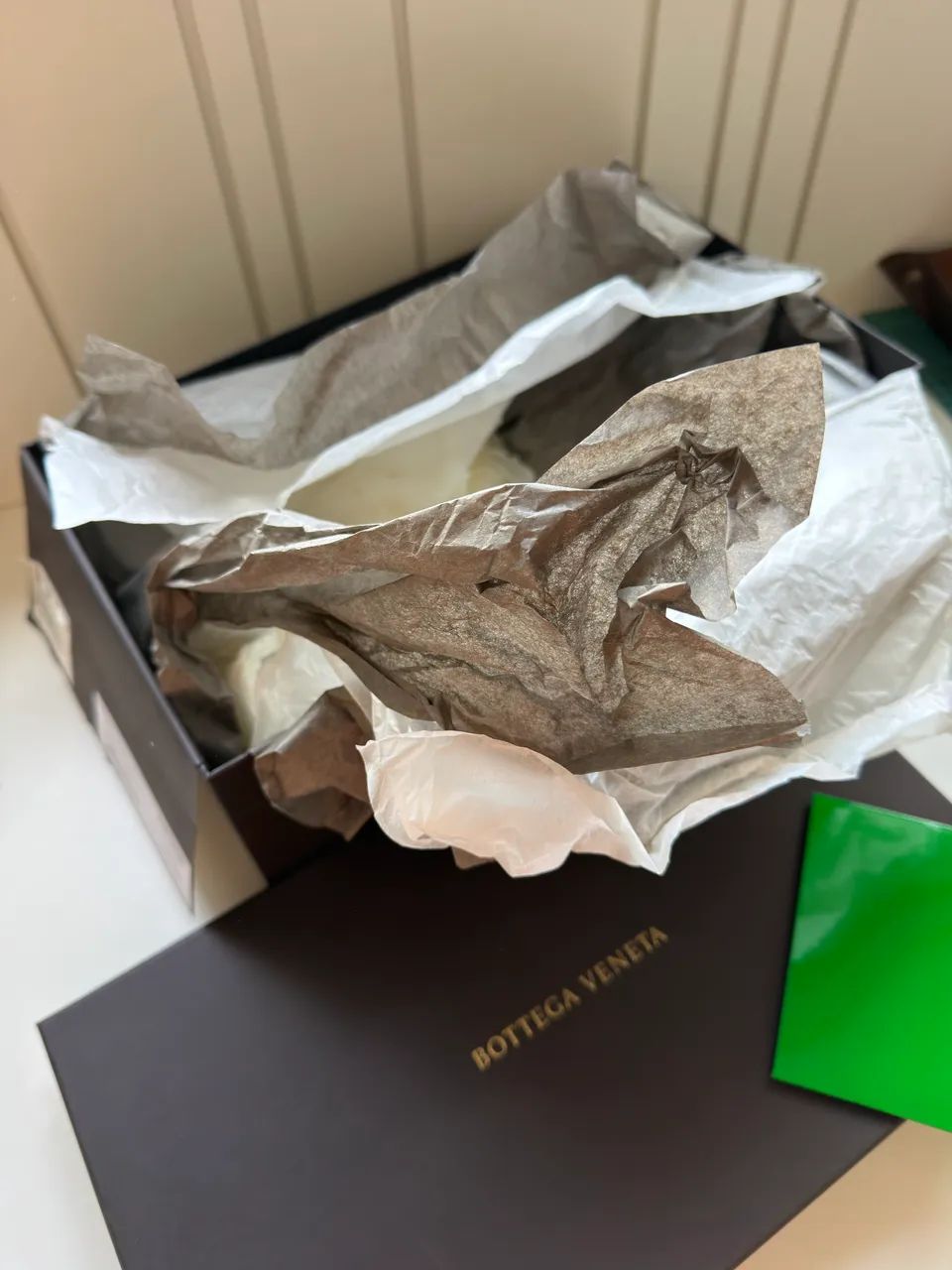 Caixa de Sapato Bottega Veneta - Original (vazia) - Foto 3
