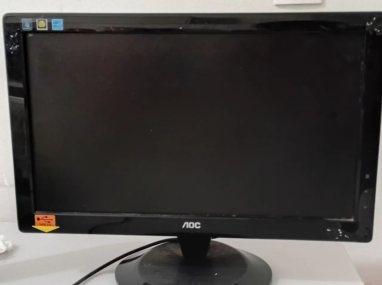 Monitor AOC 18.5" (Modelo e936Swa) - Para Peças / Desmonte