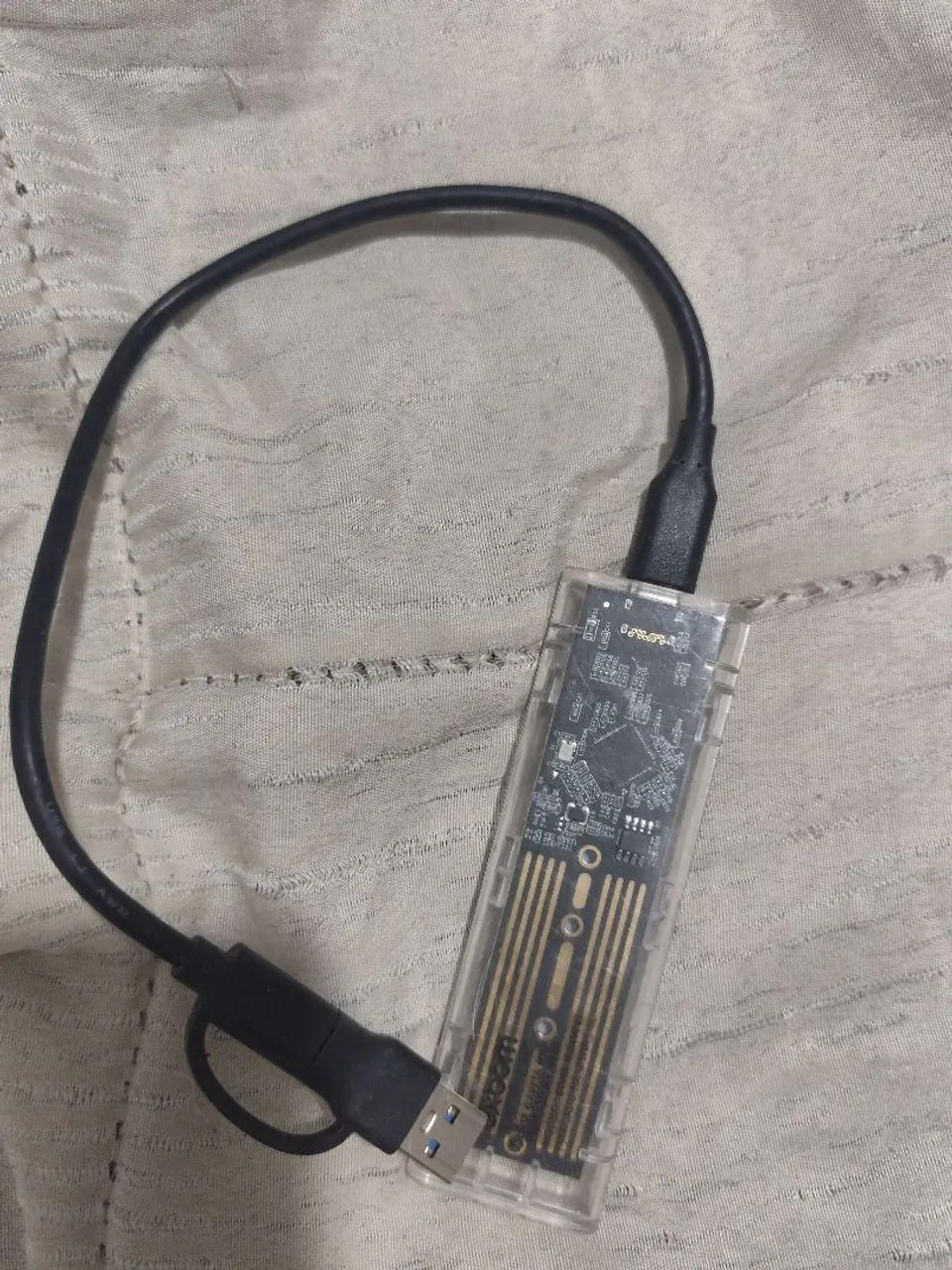 Case adaptador de SSD  NVMe  USB 3.0
