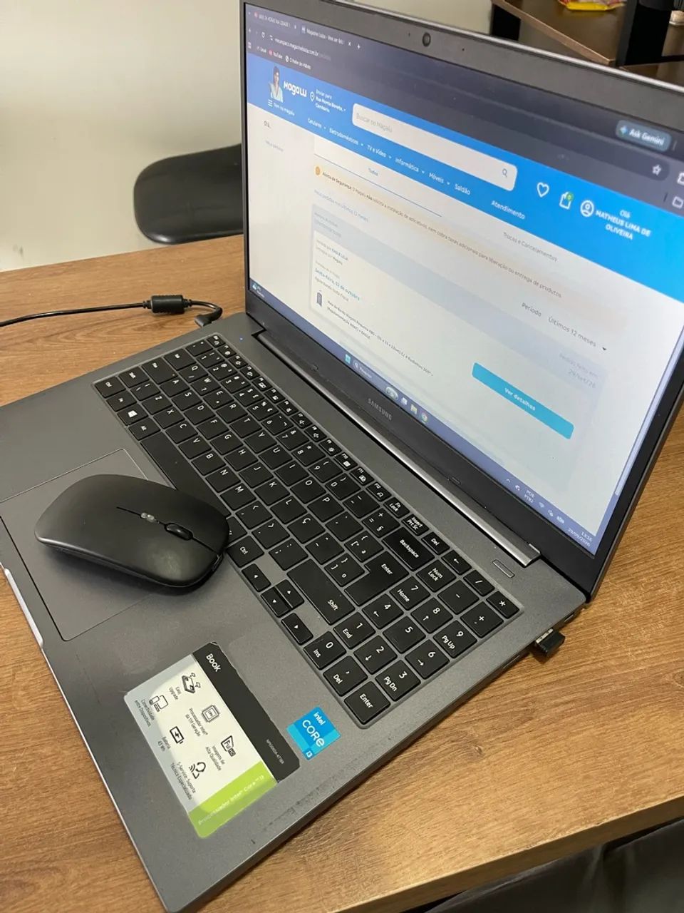 notebook samsung i3 20RAM 1TB + 231GB SSD - Foto 3