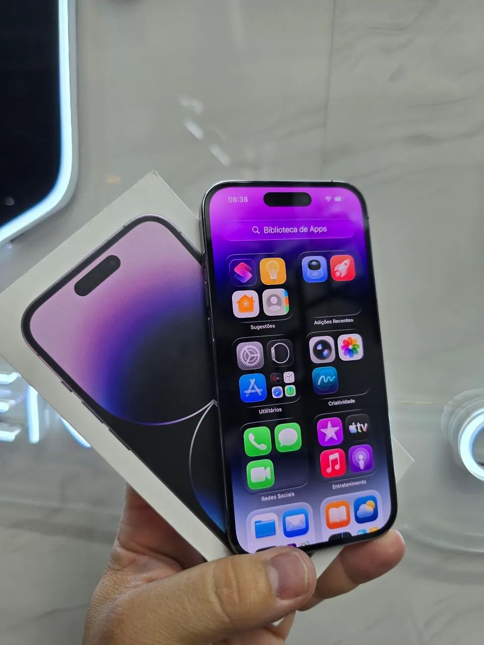 IPHONE 14 PRO 256GB COM CAIXA SEM DETALHES - Foto 4