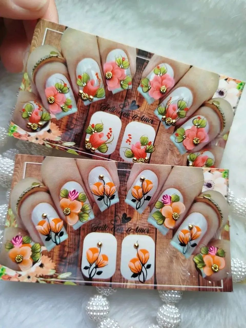 Adesivo de unhas artesanal  - Foto 4