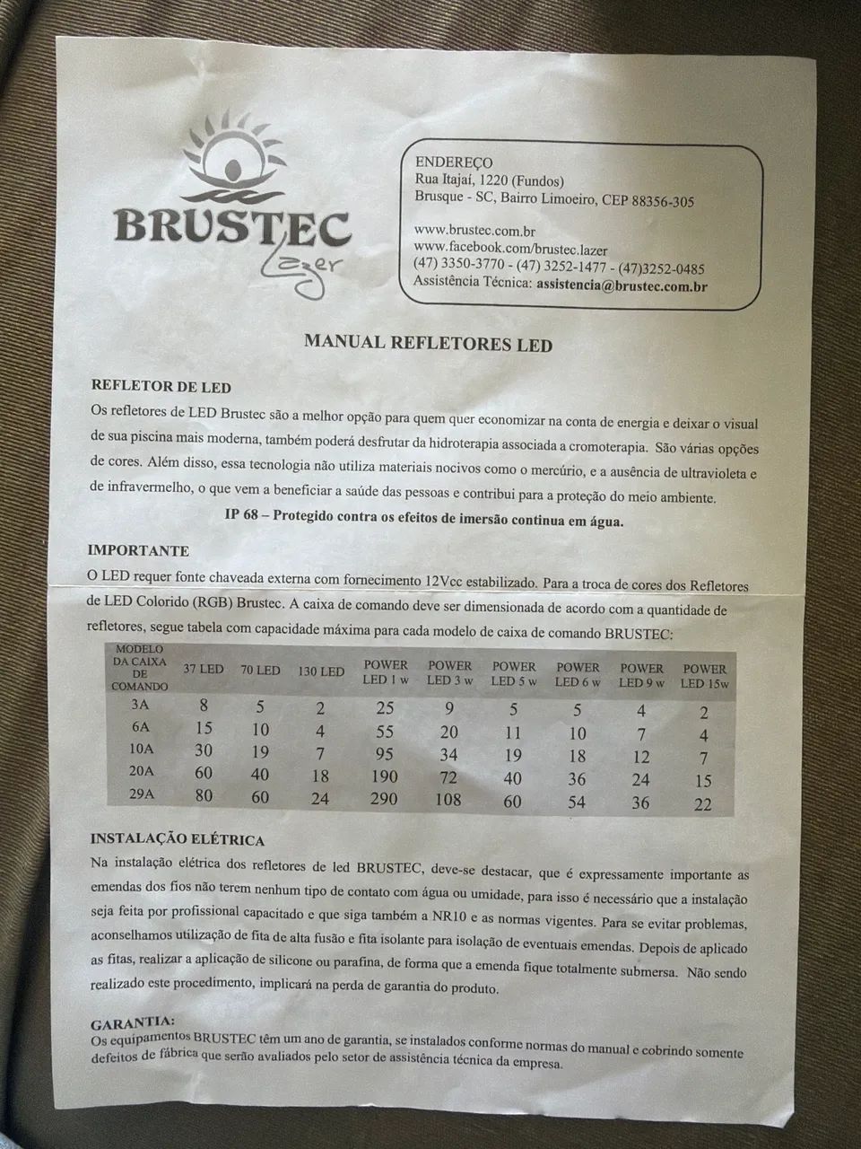 Refletor Brustec 9W - Piscina - Foto 2