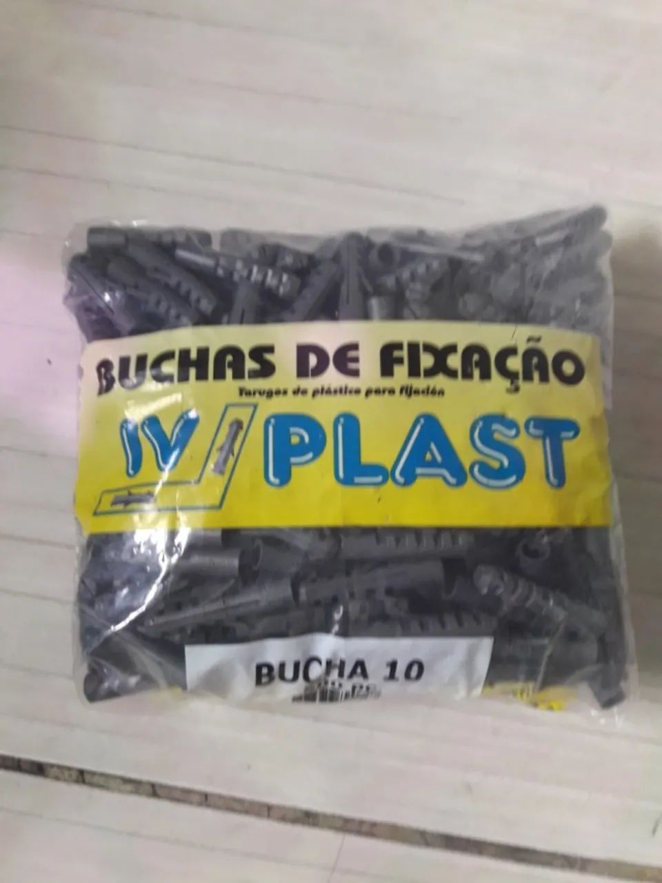 bucha 10 de fixação 500 pç
