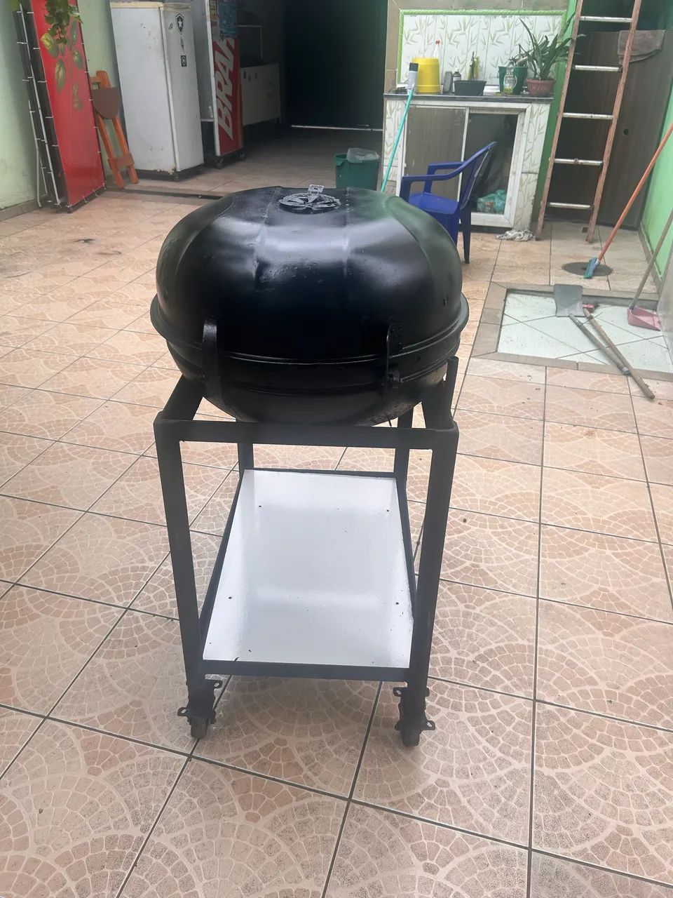 Churrasqueira com tijolo e à Bafo