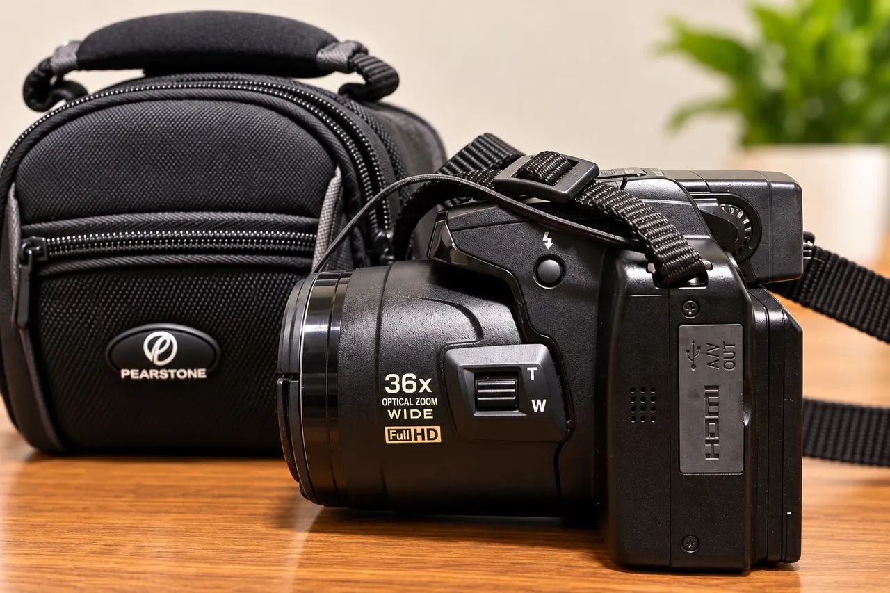Nikon Coolpix P500 12.1MP - Zoom Óptico 36x - Full HD + Bolsa e