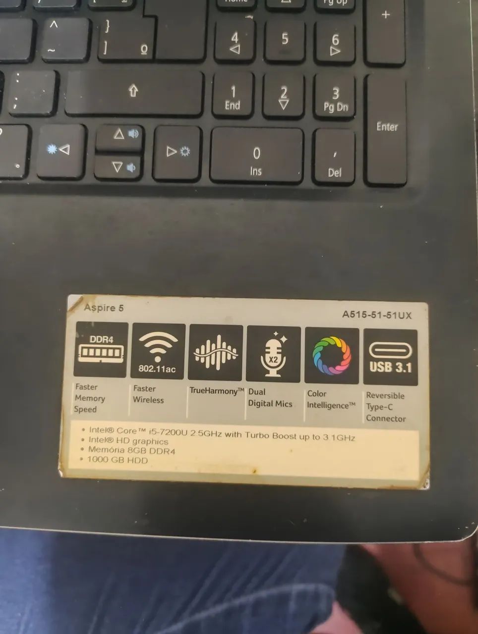 Notebook Acer aspire 5 leia  - Foto 4