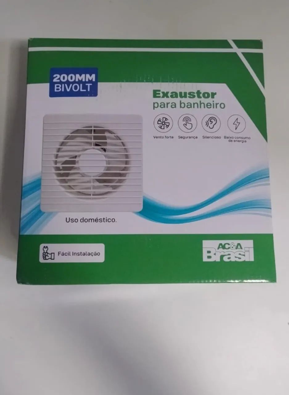 Exaustor para banheiro