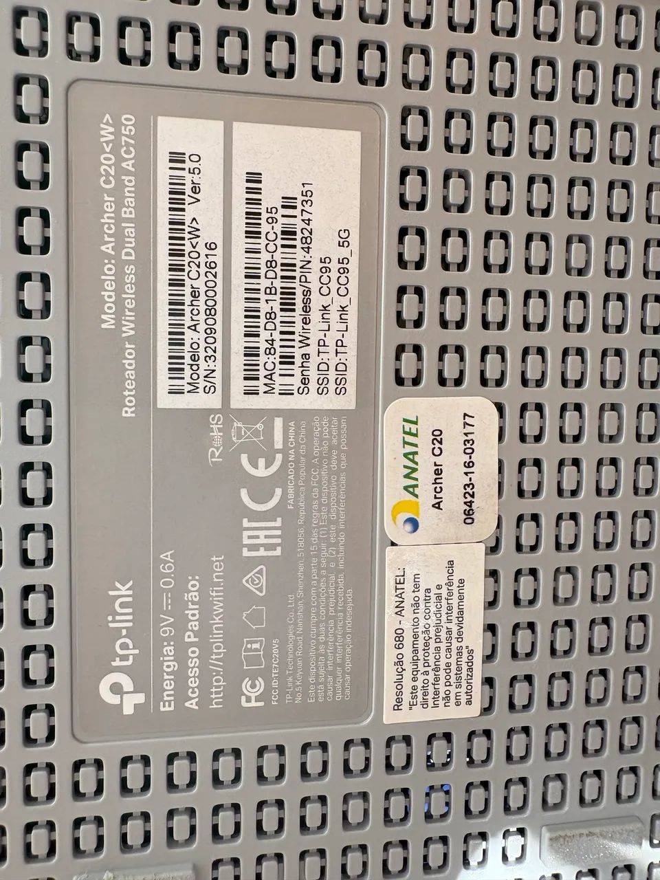 Roteador TP-LINK Archer C20W AC750 - Foto 2