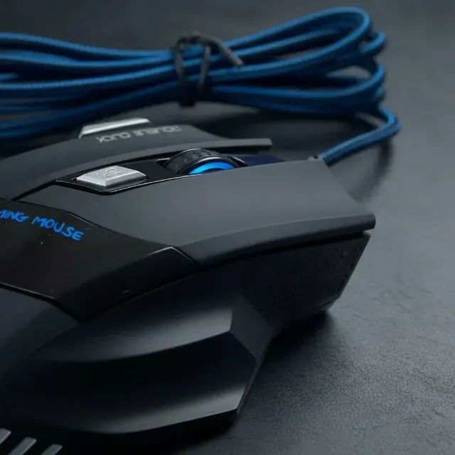 Mouse Gamer com Fio USB RGB 3200DPI X7 - Foto 4