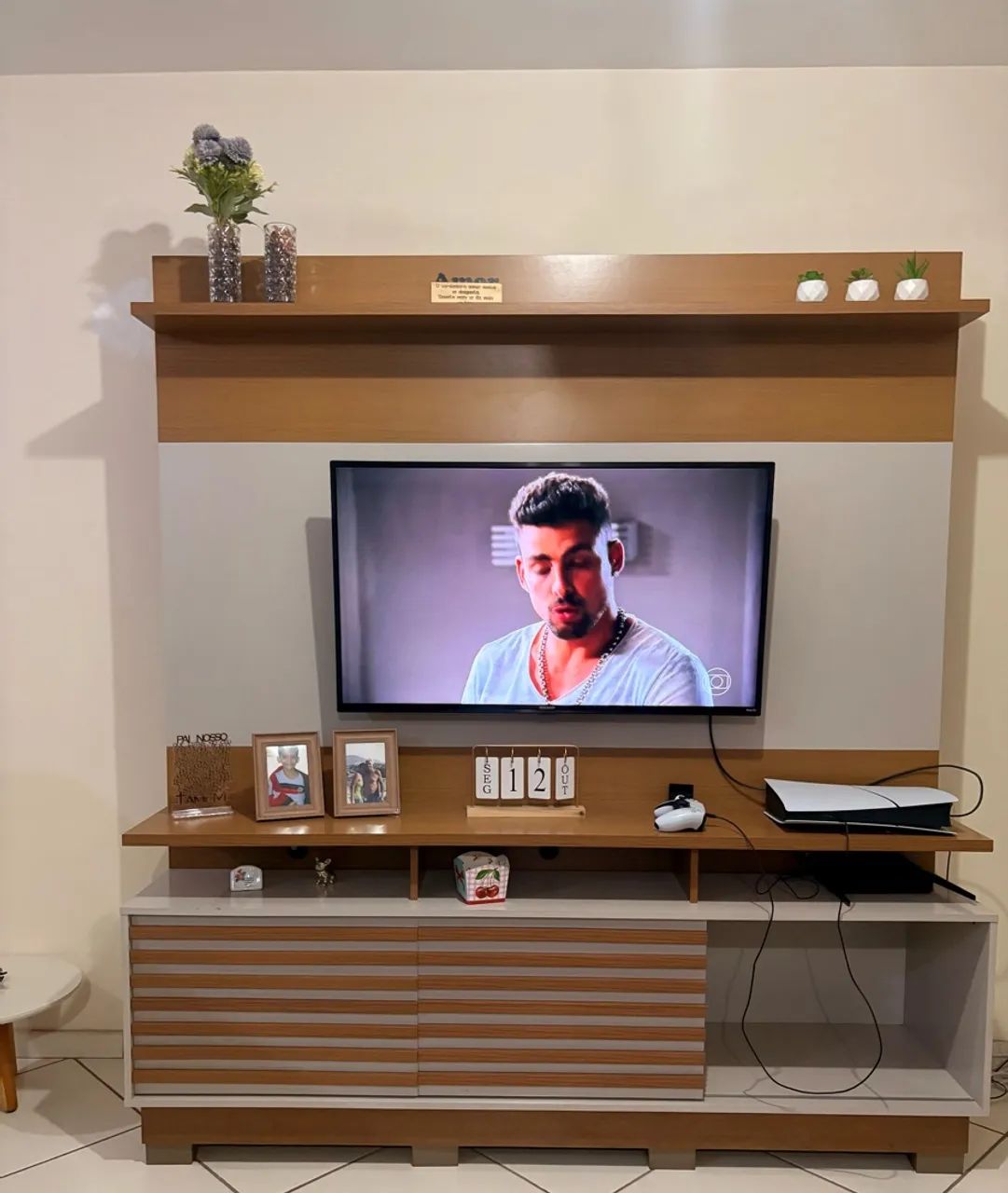 Rack com painel 
