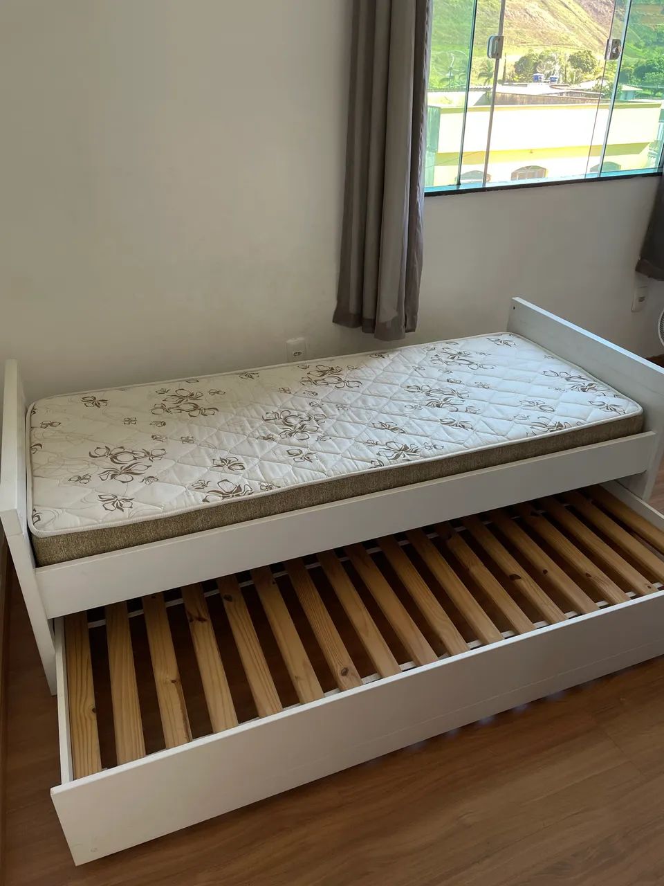 Cama solteiro Bicama branco - Foto 2
