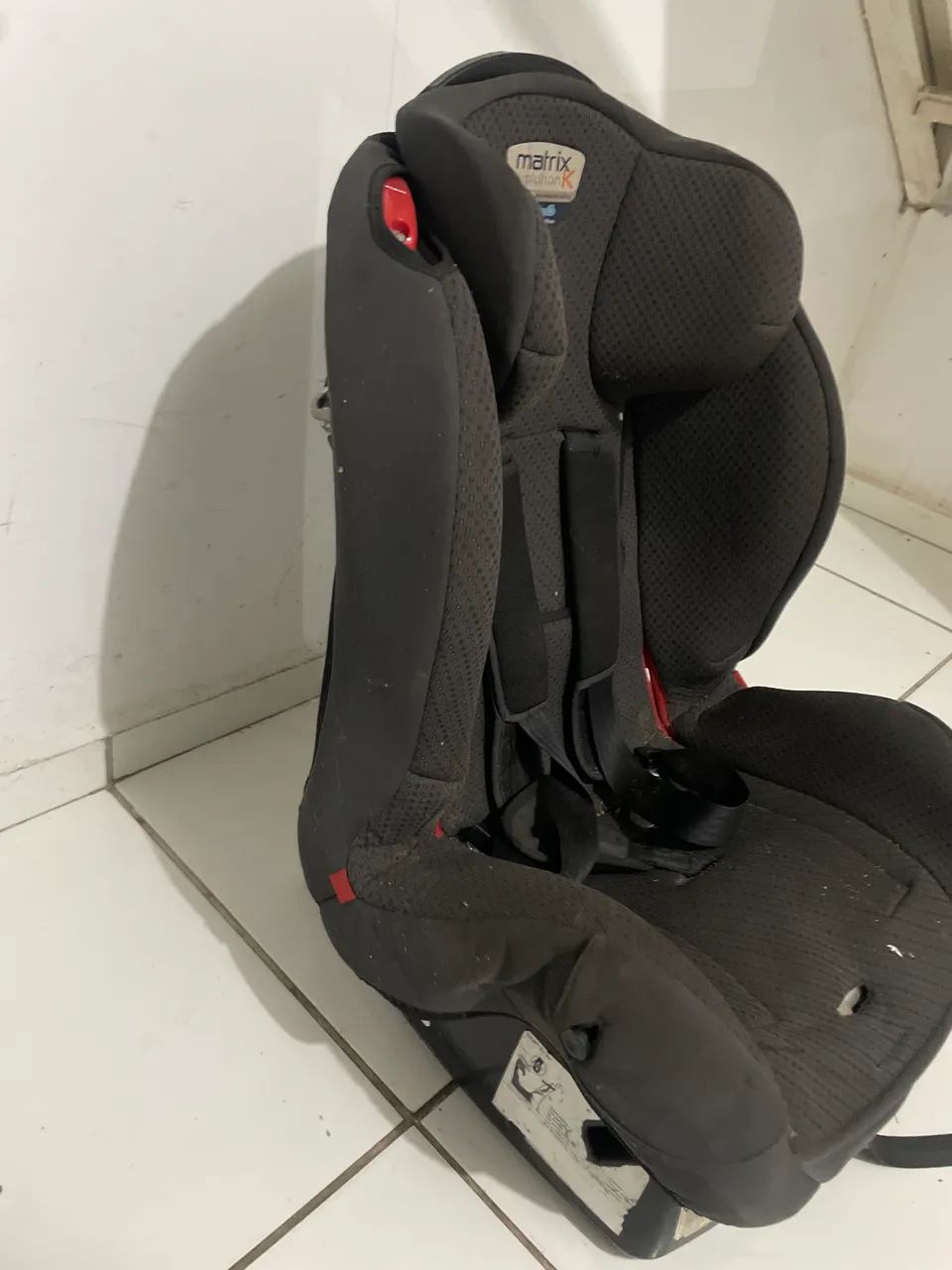cadeira para auto Burigotto Matrix Evolution K, com tecido cinza. - Foto 3