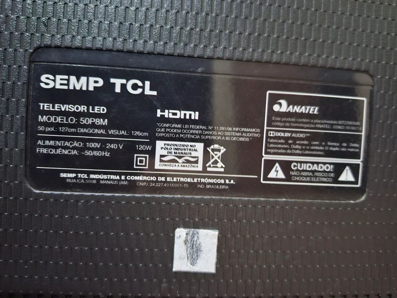 TELEVISÃO 50 POLEGADAS SEMP  - Foto 2