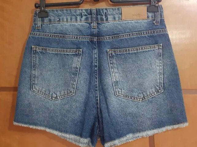 Short Saia Jeans South 36 - Foto 4