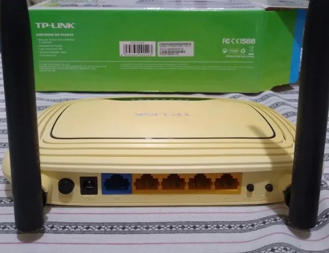 Roteador Tp-link Tl-wr841n Branco (Usado) - Foto 3