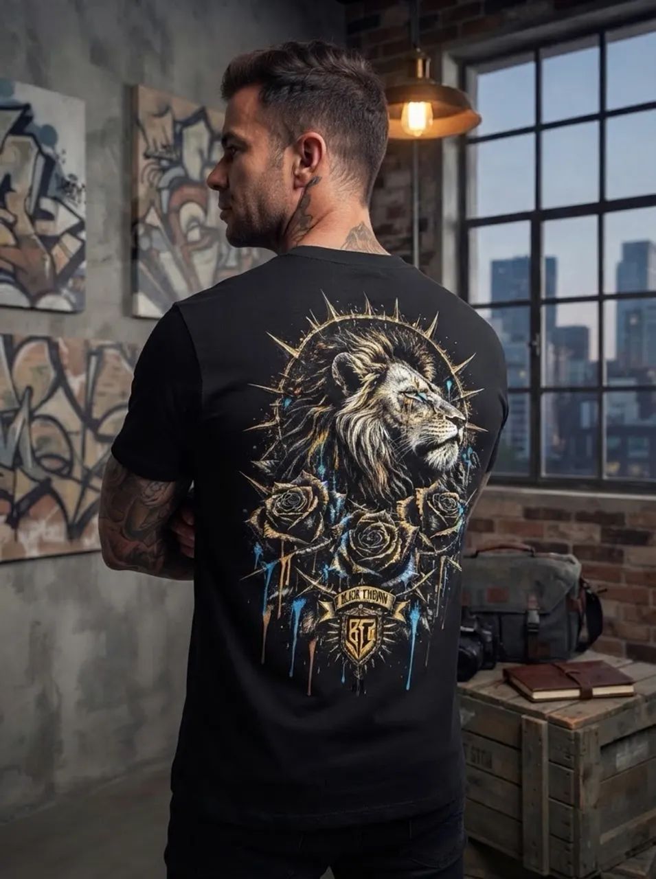 Camisetas Black Thorn - Foto 4
